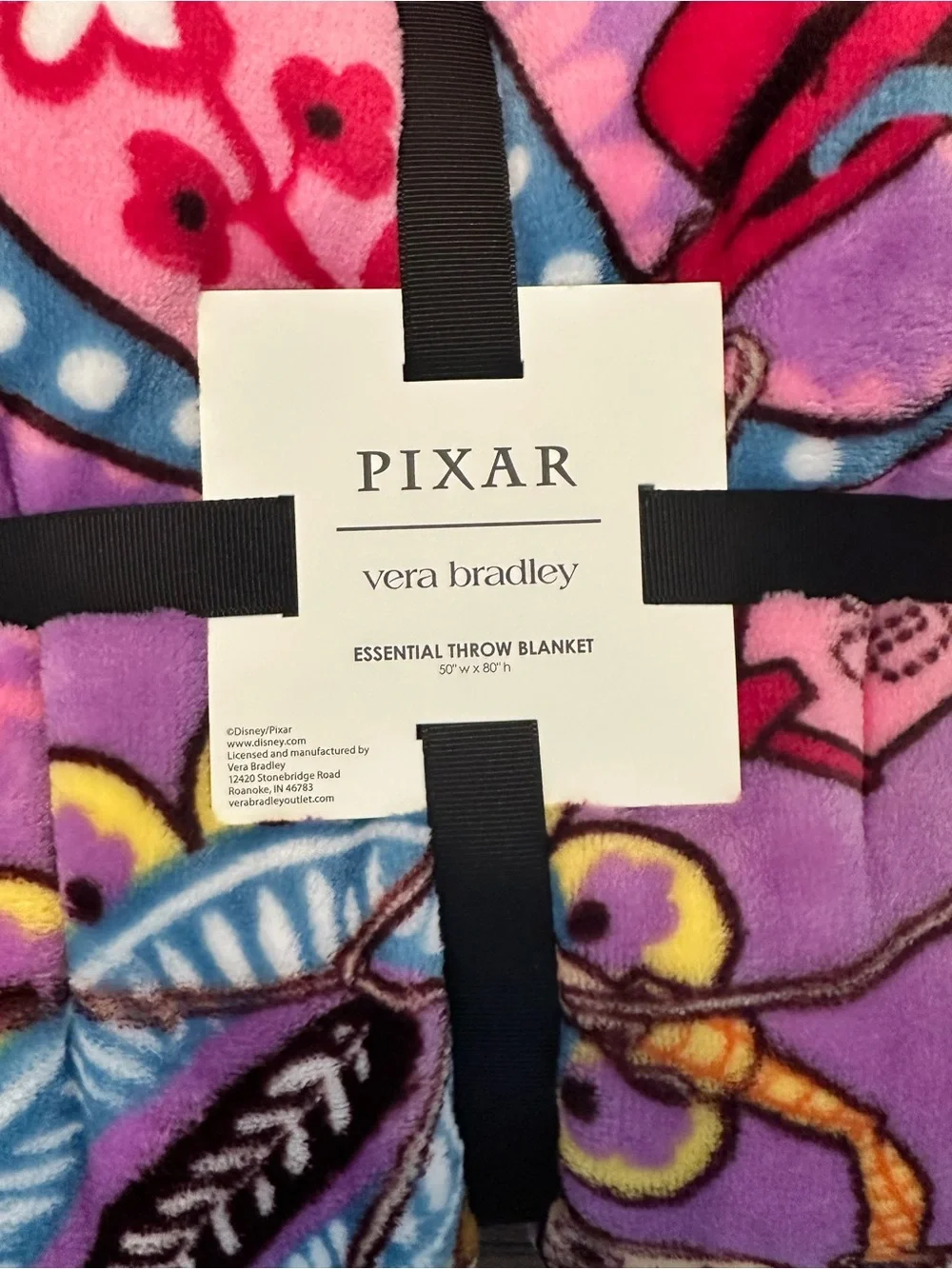 Vera Bradley Disney Pixar Toy Story Limited Edition Essential Throw Blanket NWT